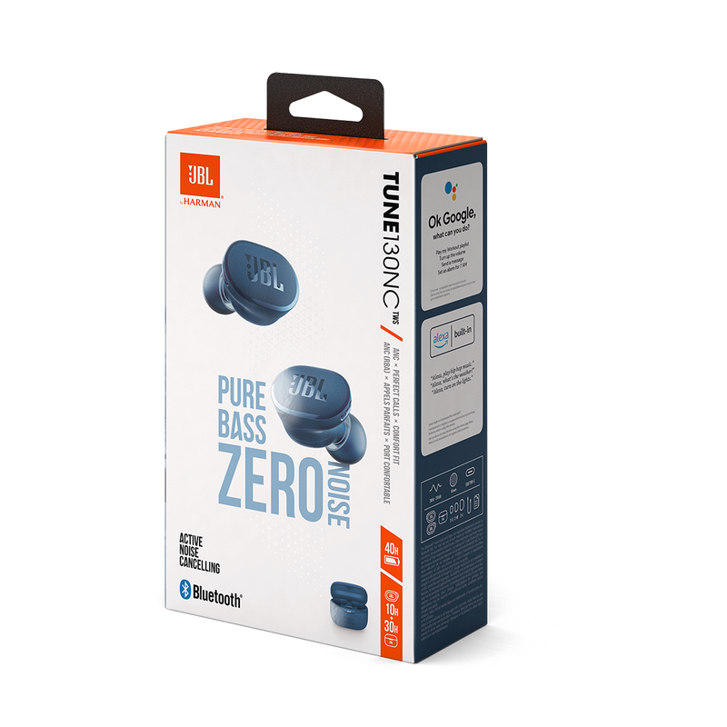 JBL Tune 130NC TWS - Blue - True wireless Noise Cancelling earbuds - Detailshot 10 image number null